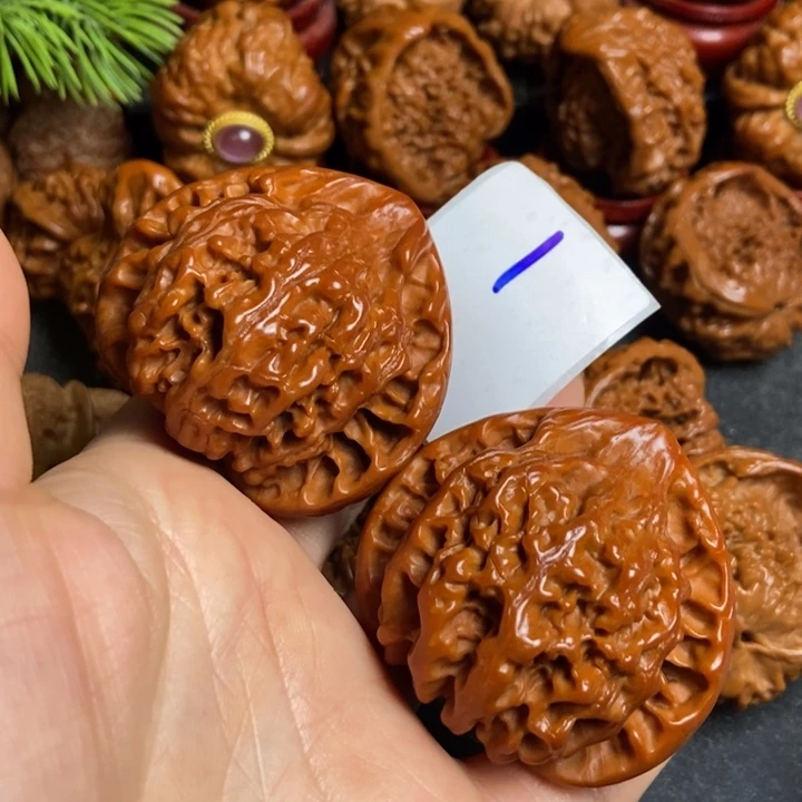 文玩核桃把件官帽1