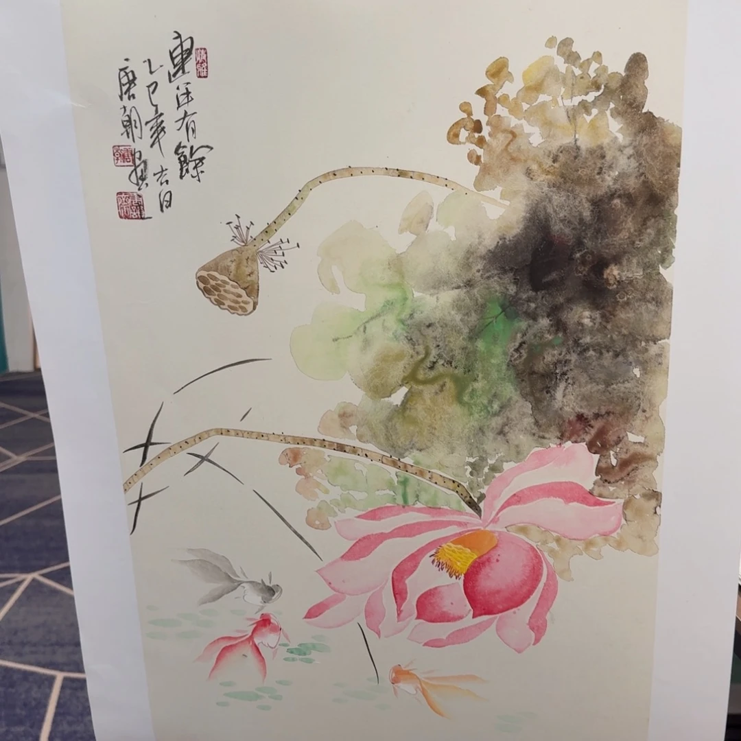 国画国画作品山水花鸟