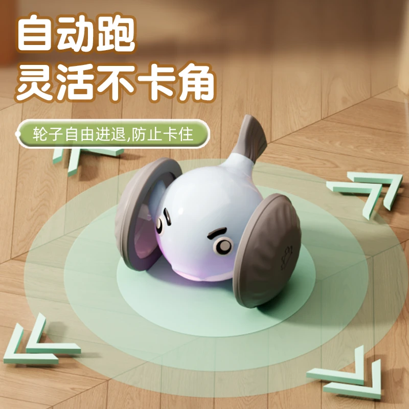 猫咪玩具自嗨解闷神器猫逗猫车消耗体力猫玩具磨牙耐咬小猫逗猫棒