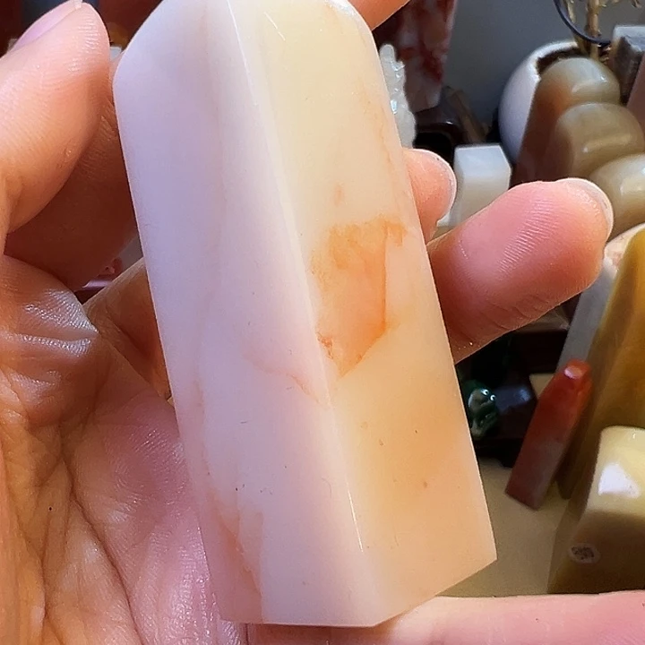 坨***坨寿山石印石芙蓉白