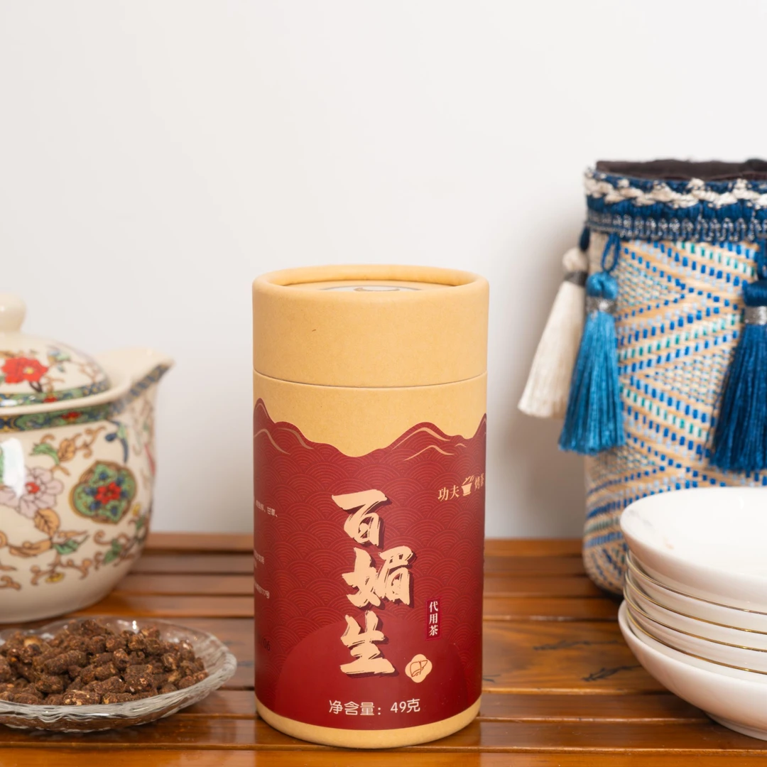 【苗族非遗工艺养生茶】茯苓决明子蒲公英百媚生49g百岁草功夫烤茶
