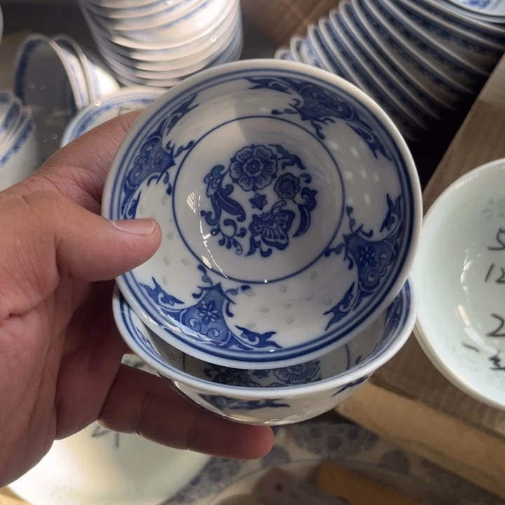 瓷碗景德镇高温细白瓷