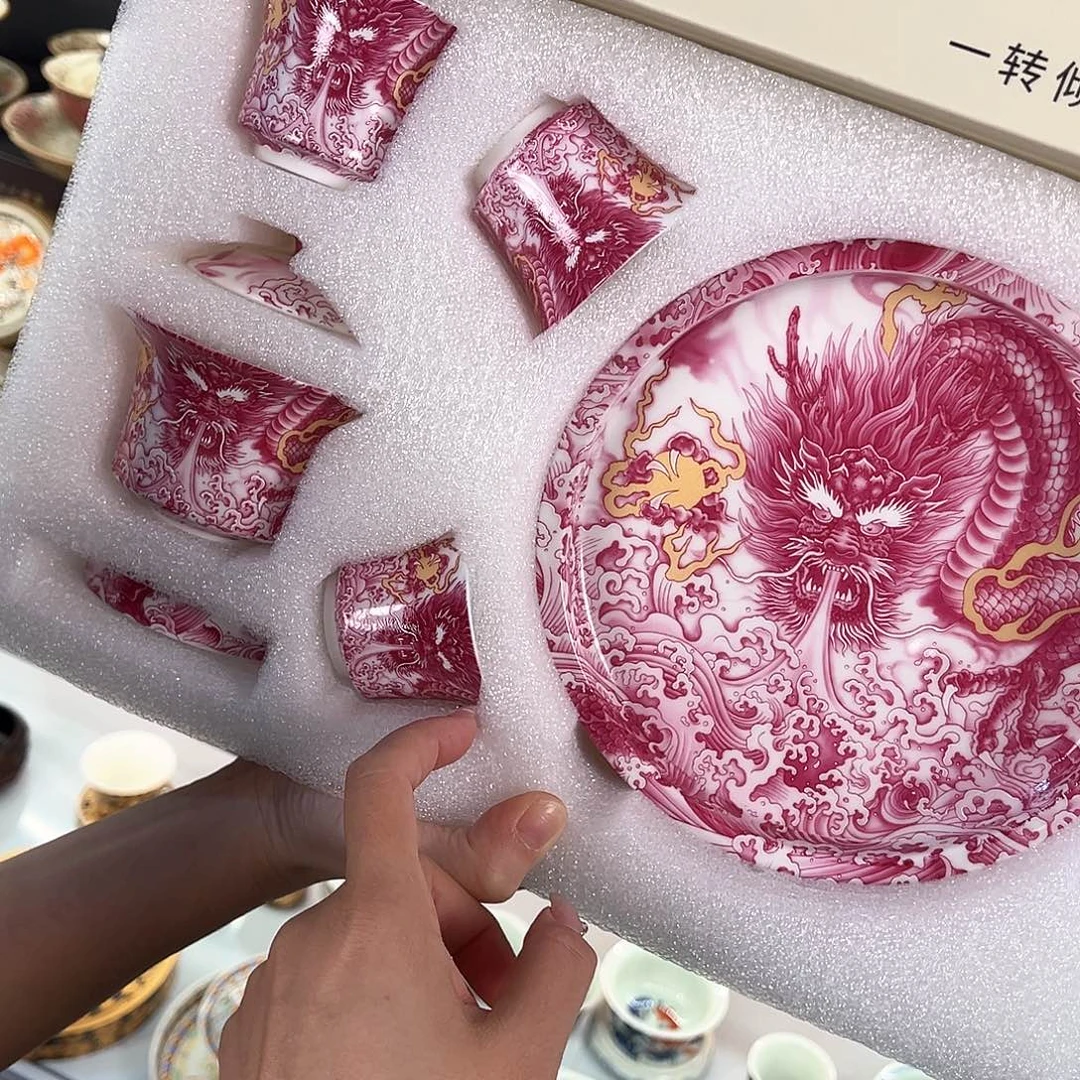 盖碗很漂亮，我很喜欢