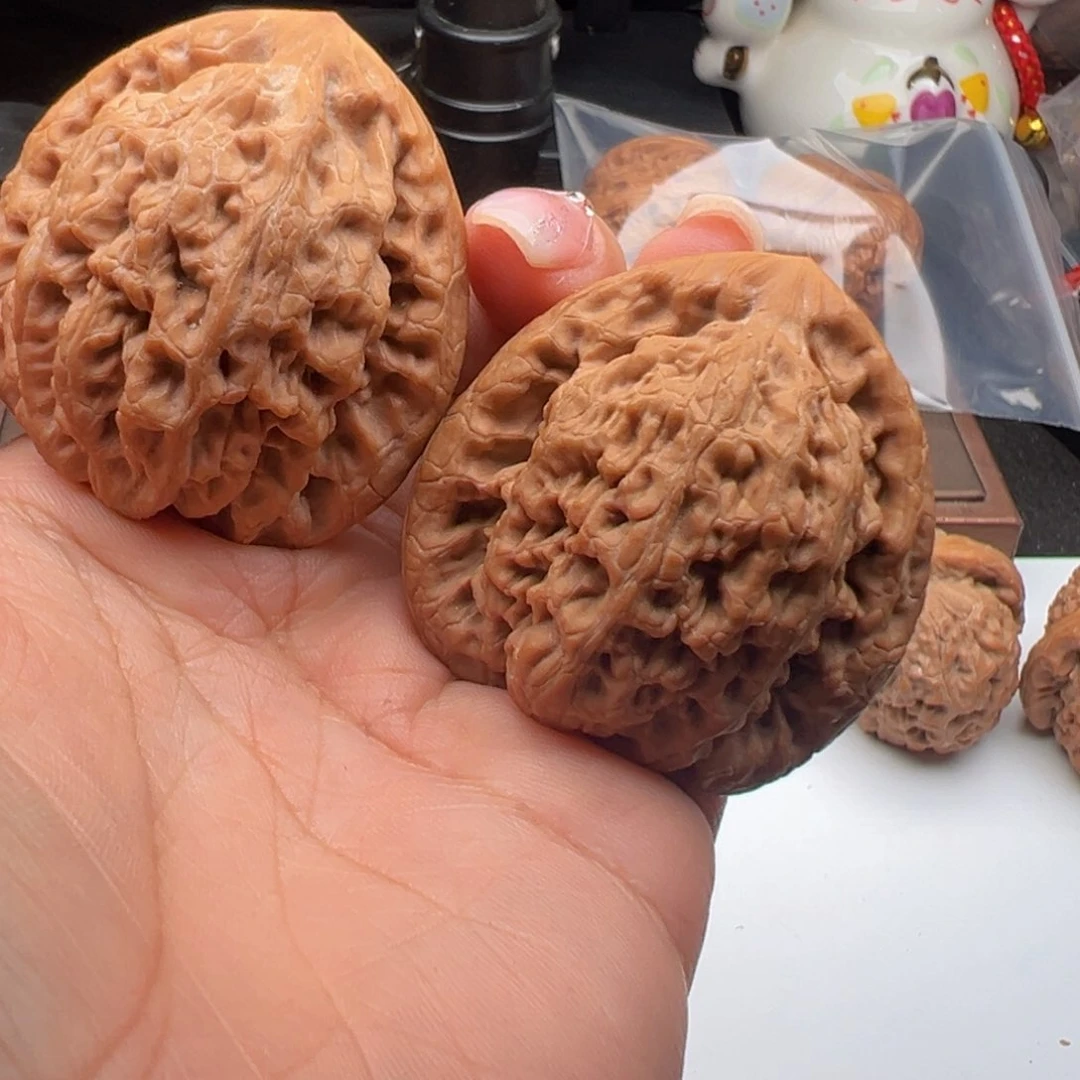 文玩核桃把件金公子45