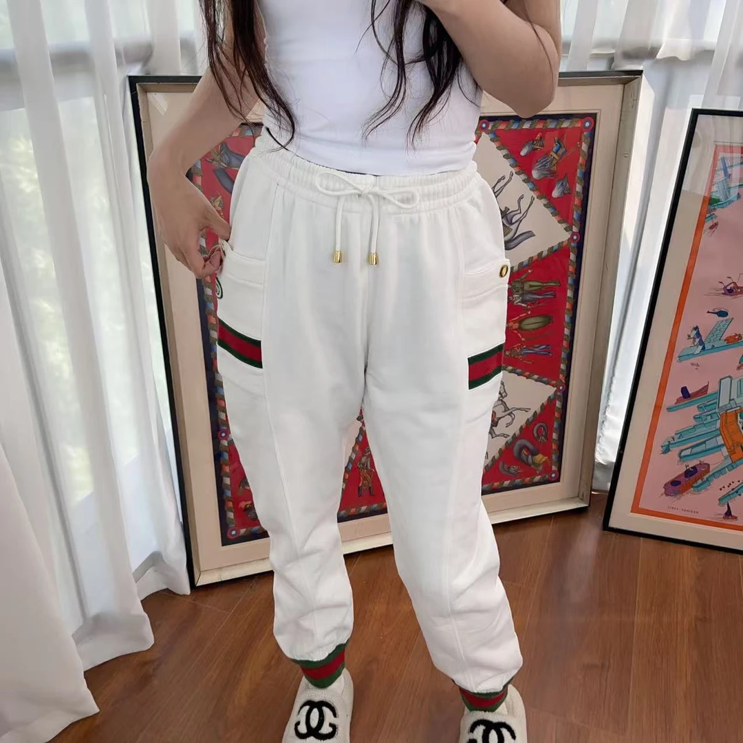 95新 GUCCI/古驰 长裤白色XS码/250522JJCTX30