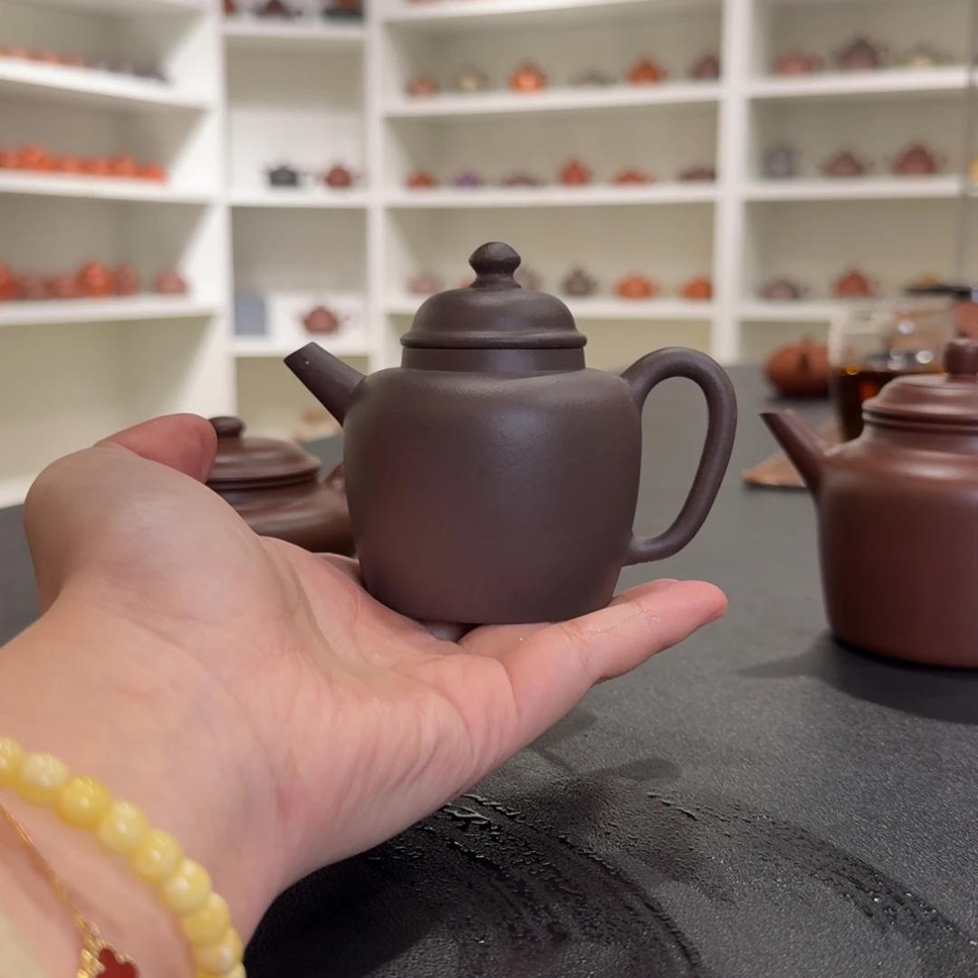 周***磊紫砂茶壶全手工微瑕孤品