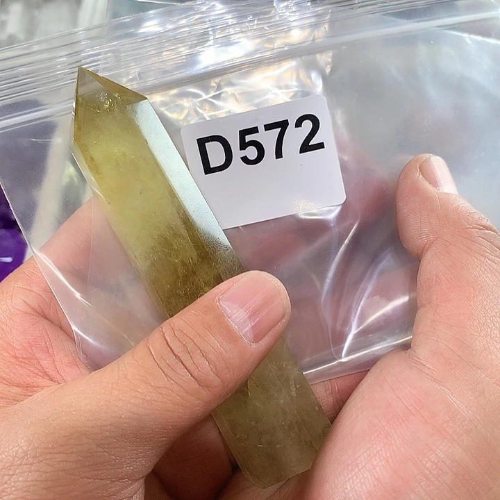 水晶天然水晶柱子D572未镶嵌棉****士