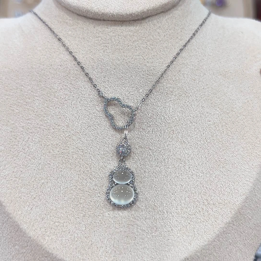 蛇纹石玉银S925镶嵌戒指