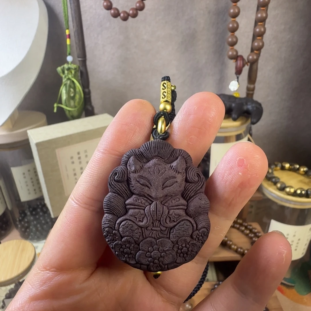 泥塑九紫玫瑰香牌展示品