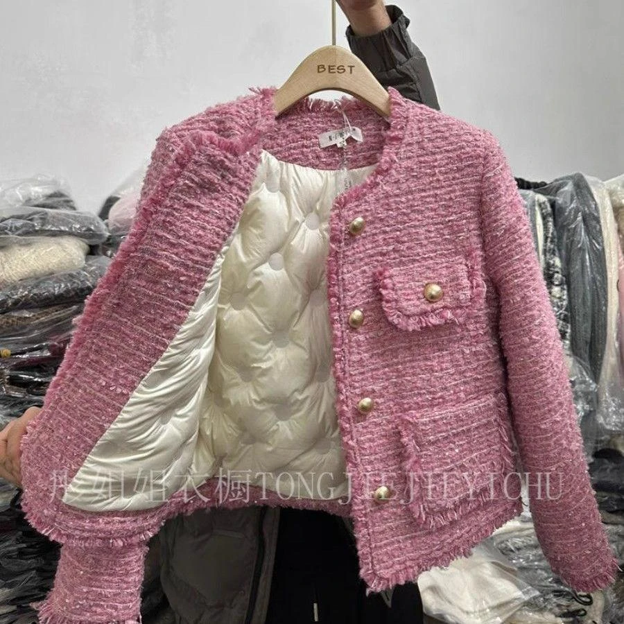 新款轻奢高级感小香风小个子洋短外套女春秋款开衫上衣