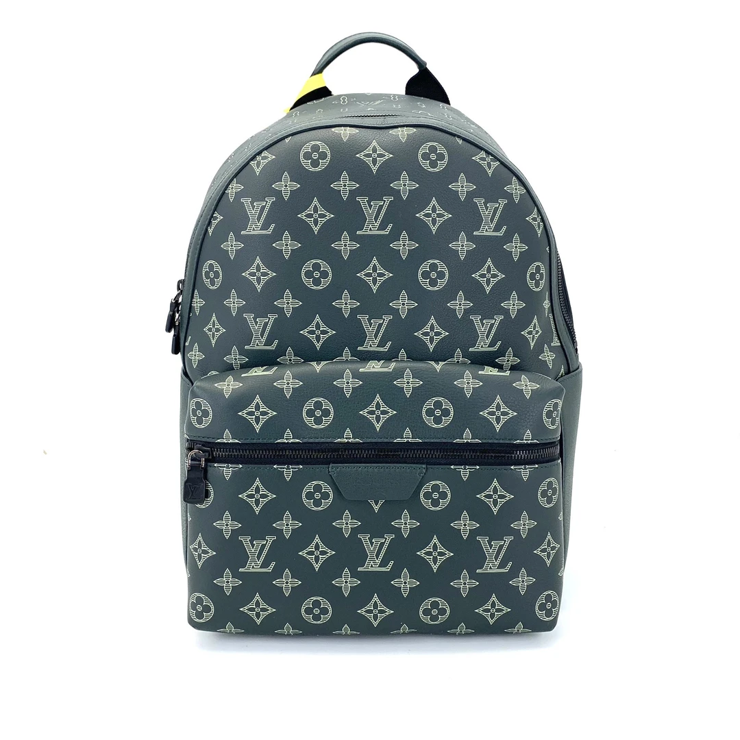 99新 LouisVuitton/路易威登 Discovery全皮压花双肩包 尺寸29/38