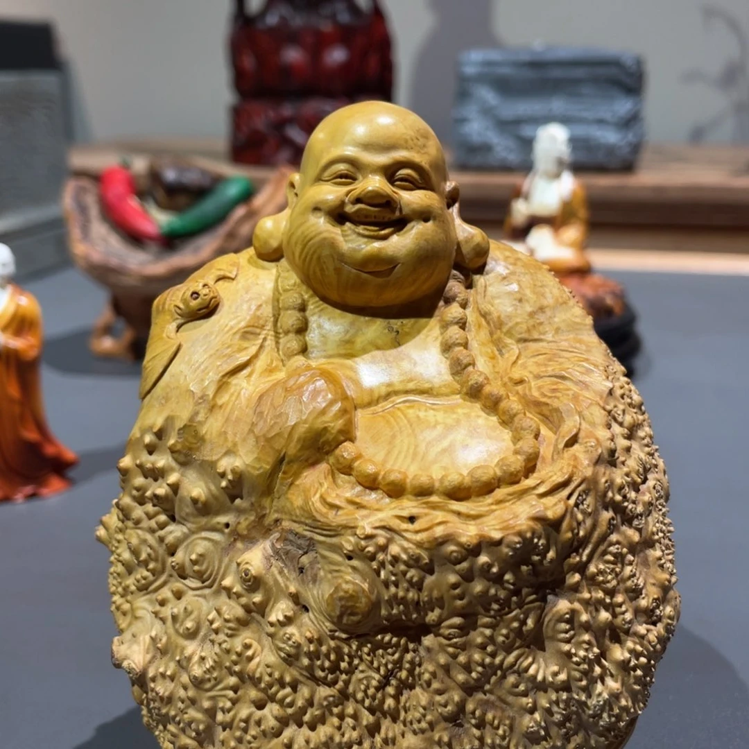 单***带木质黄杨木工艺品工艺品