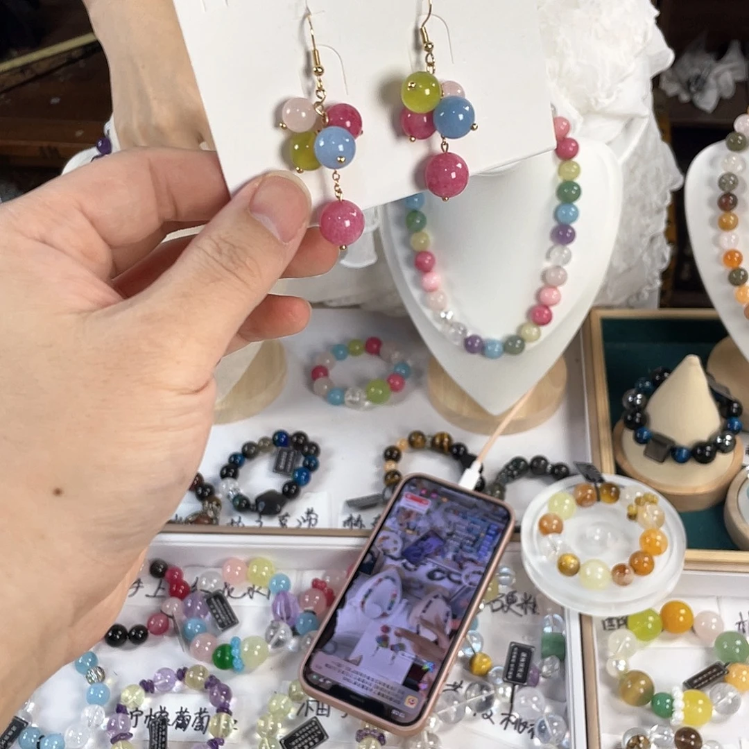 银S925镀金镶嵌手链水晶