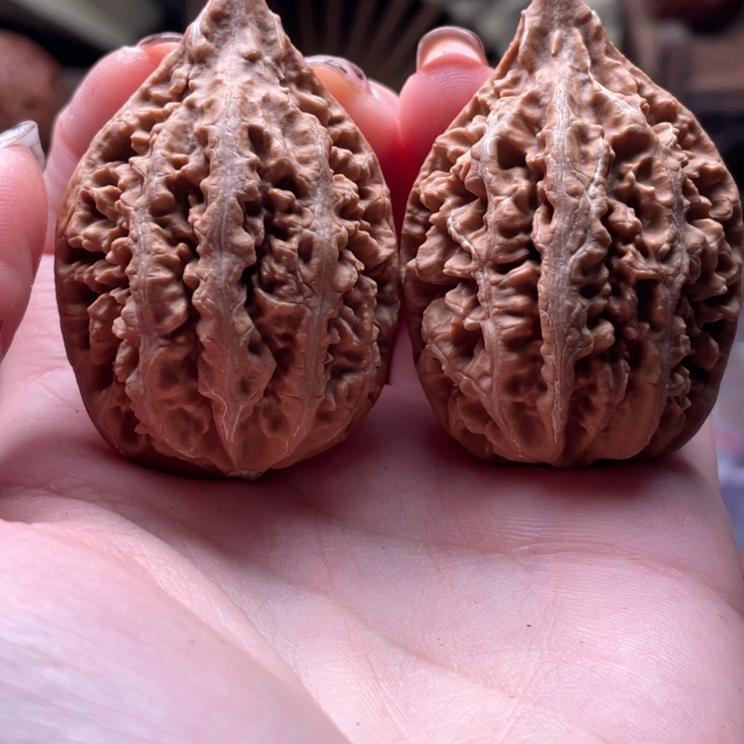 文玩核桃把件楸刀鱼14