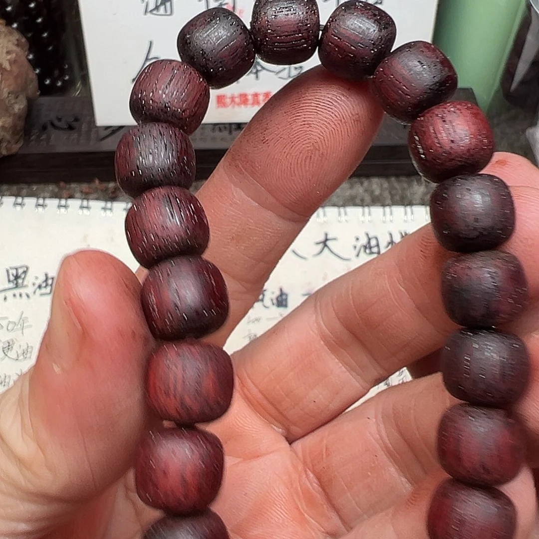 降真香手串/手链缅甸小叶降真香1.0老邢红油