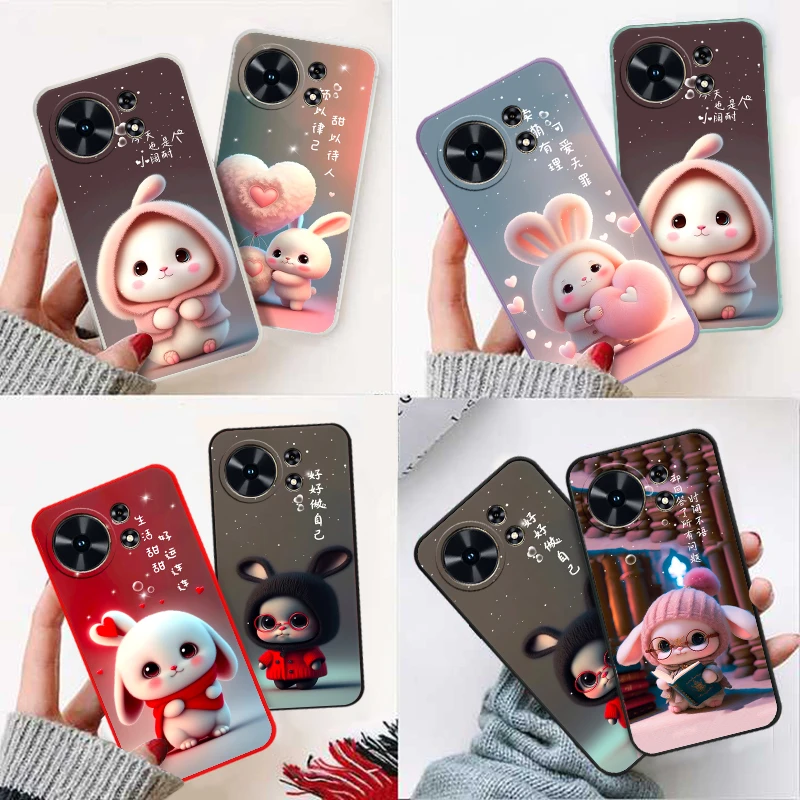 适用麦芒40手机壳Hw卖芒40防摔TYH651M卡通男女huawei麦茫40软胶