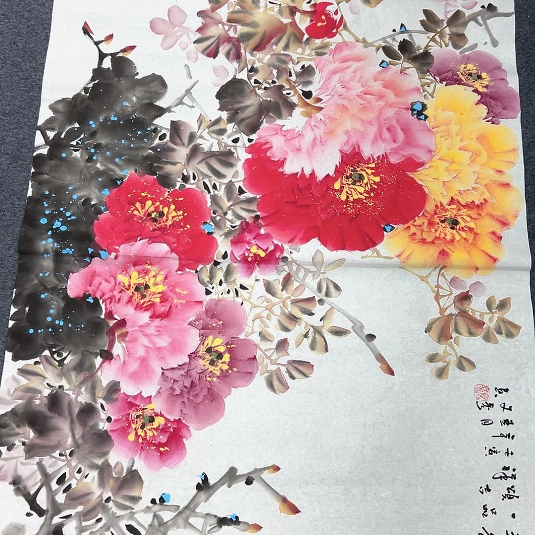 国画宣纸国画纯手绘作品