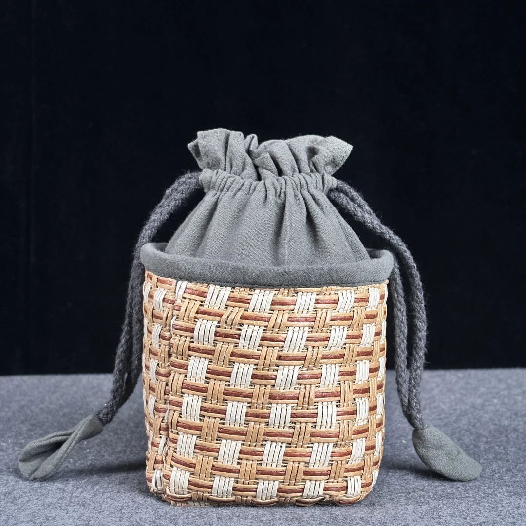 汇儒堂竹编图中式大号温酒壶旅行包（不含温酒壶）