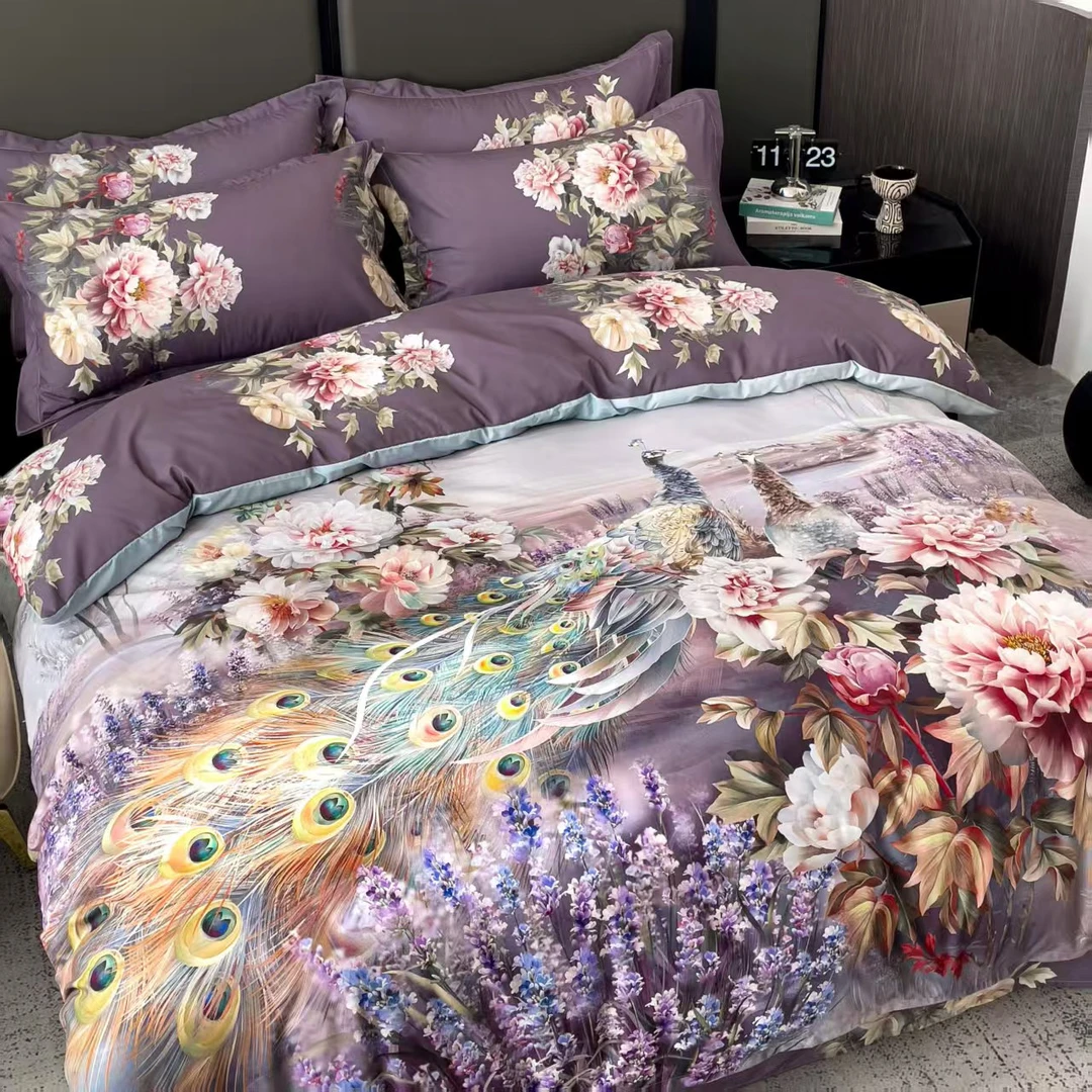 【DR9.15】9D印花孔雀四件套