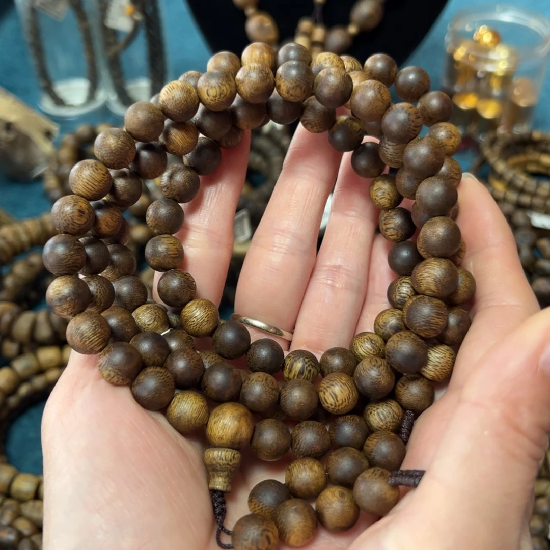 沉香手串༒****张勺子卡9-34克多样性发货一条