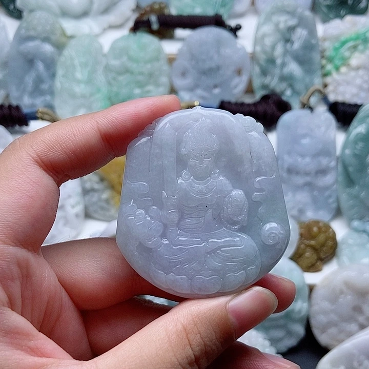翡翠未镶嵌吊坠(不含链)1
