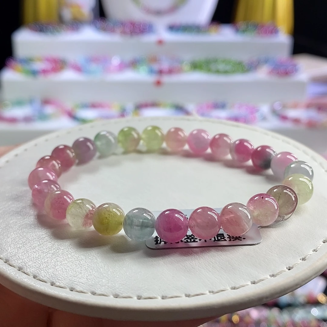 未镶嵌手链碧玺西瓜