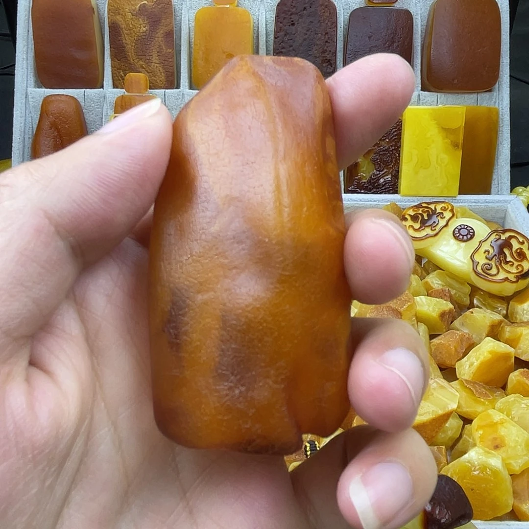 定制蜜蜡未镶嵌天然蜜蜡