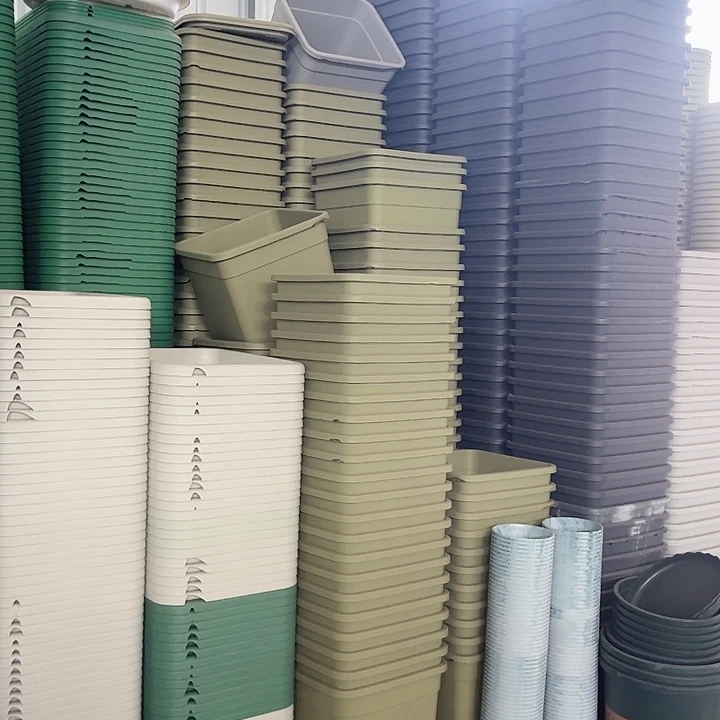 瑕疵果绿色方盆口径28高度30发3个