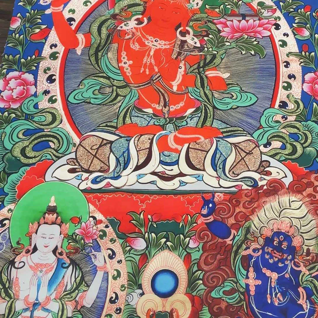 大***源卷轴画唐卡作品欣赏