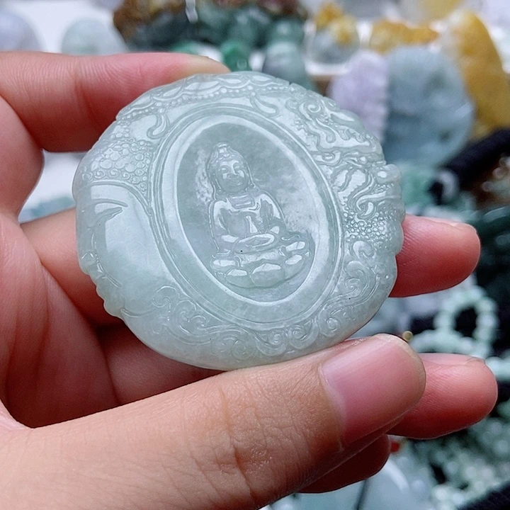 吊坠(不含链)未镶嵌翡翠1