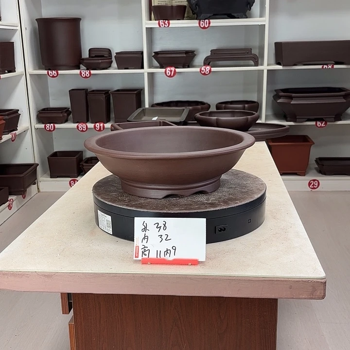 花盆紫砂下线圆盆