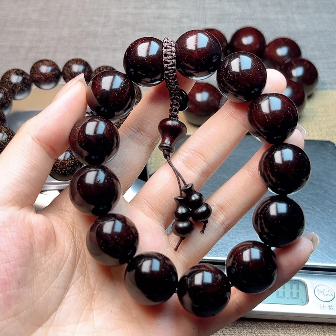 檀香紫檀（小叶紫檀）1.8x13多星