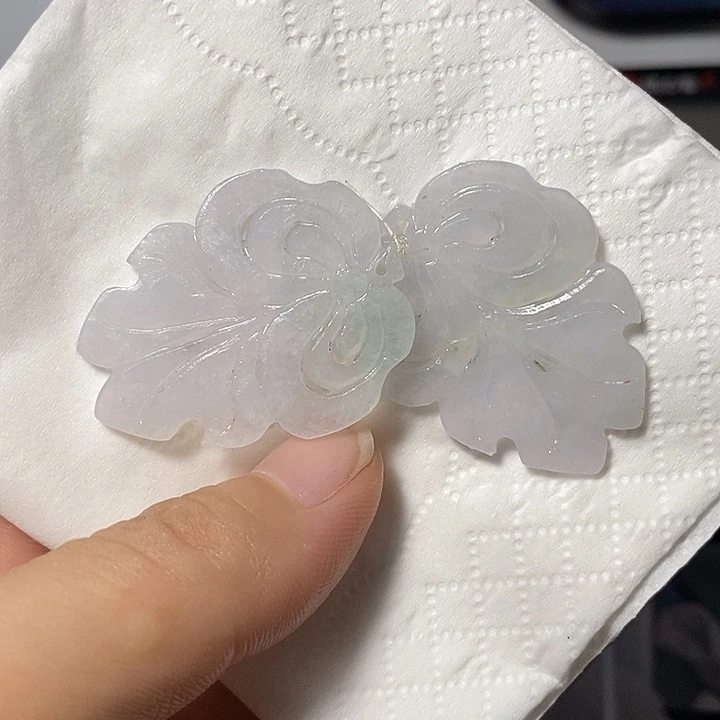 颈饰未镶嵌翡翠定制毛货