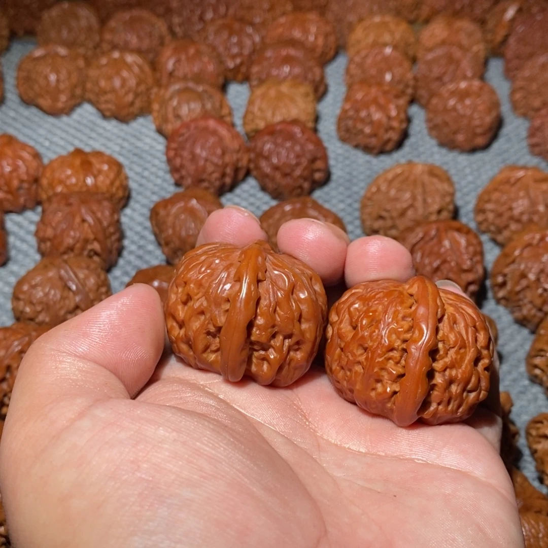 把件文玩核桃球白