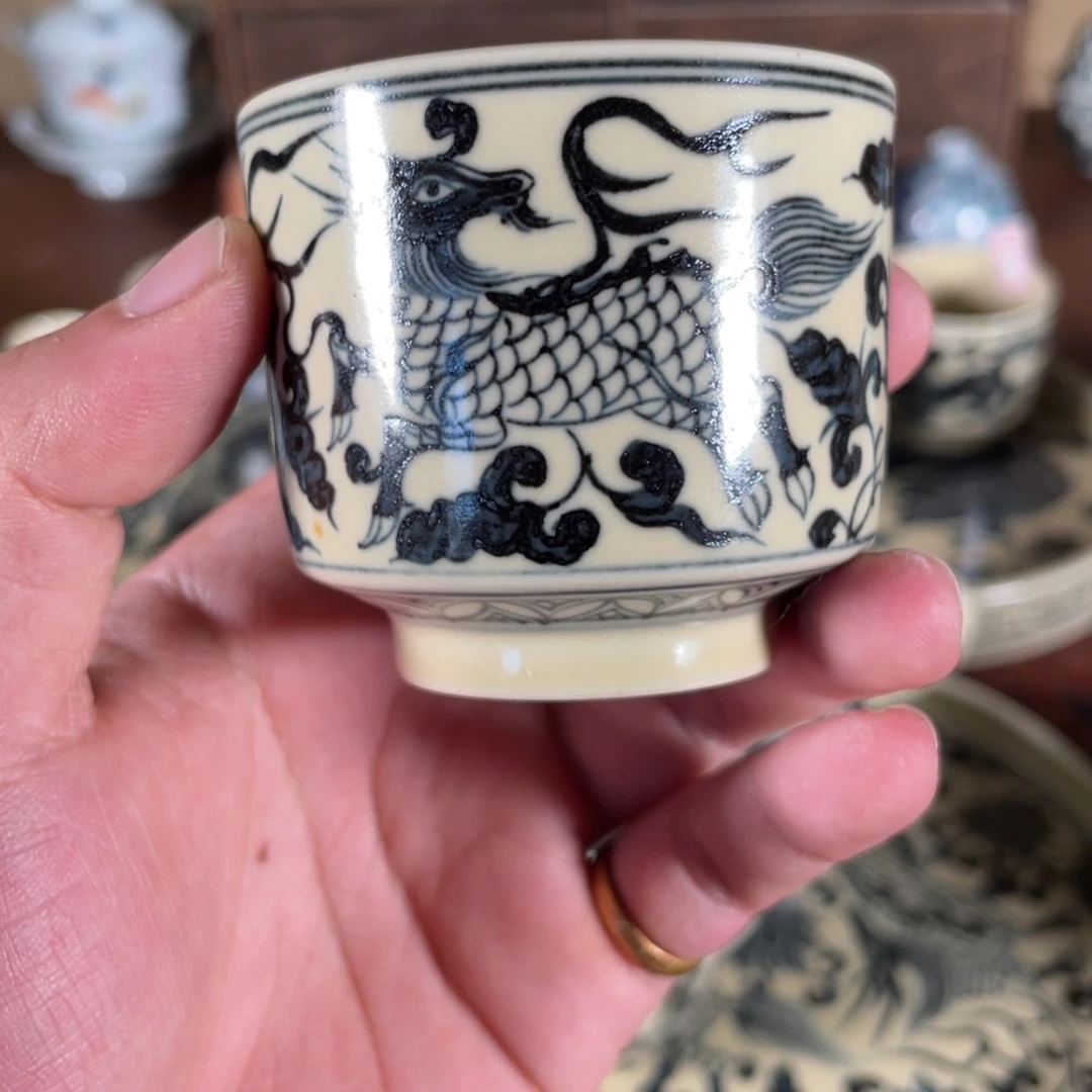 瓷摆件景德镇陶瓷老陶