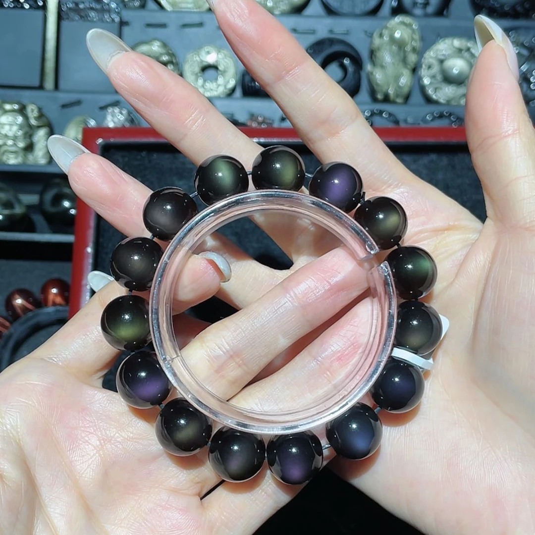 【闪购商品】未镶嵌黑曜岩手链1**…