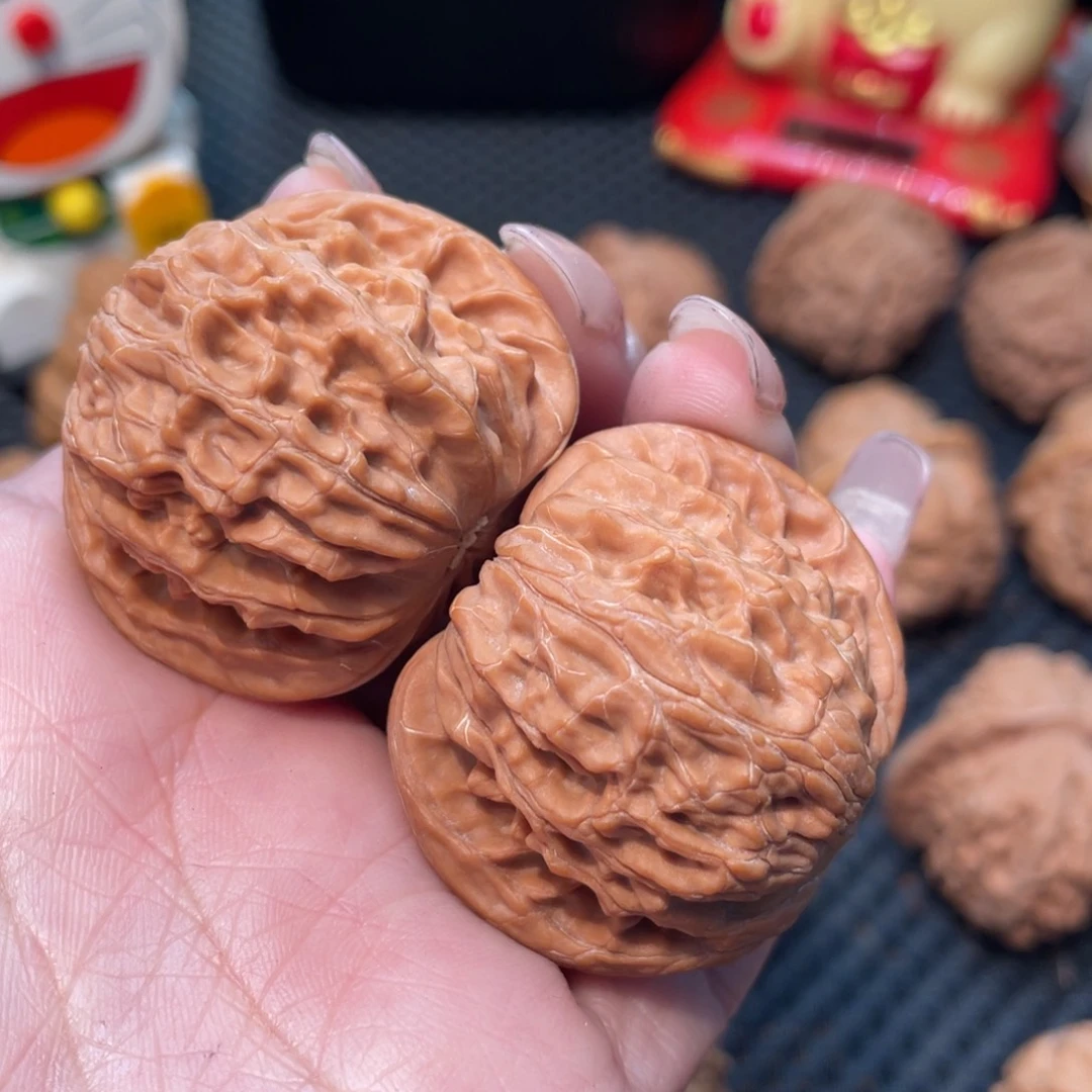 文玩核桃把件磨盘3.95全品