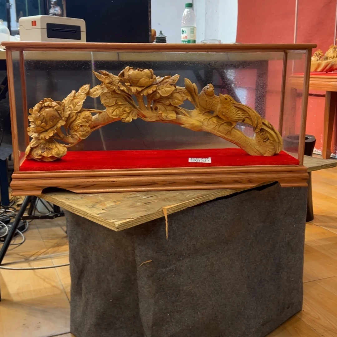 ，***柏木（崖柏）花鸟居家摆件