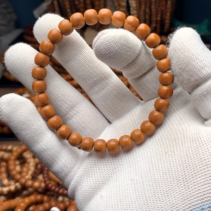 非金属木质紫金鼠8×7鼠尖纯肉老型单圈黄金甲收藏