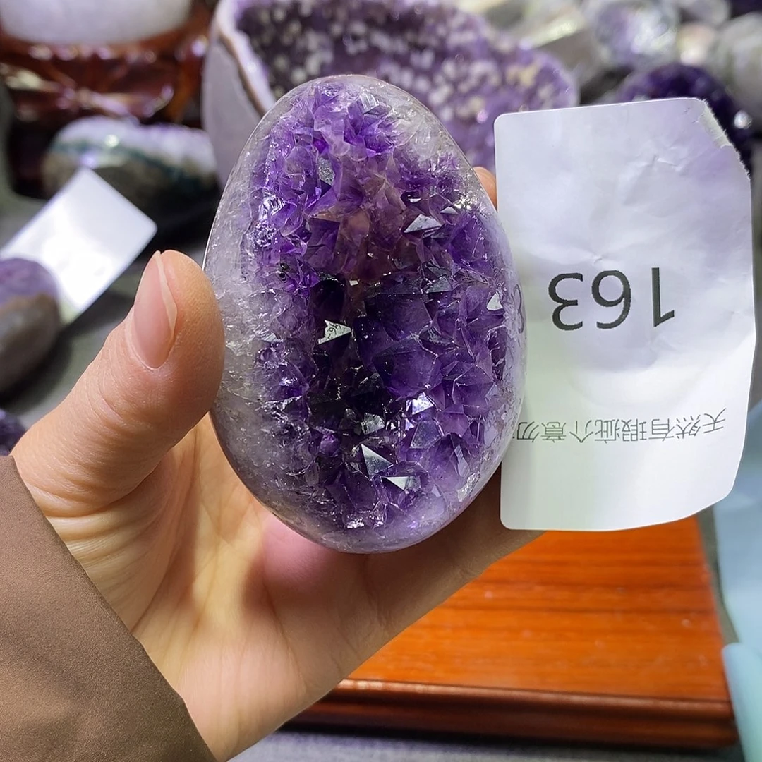 紫晶未镶嵌珠宝半成品