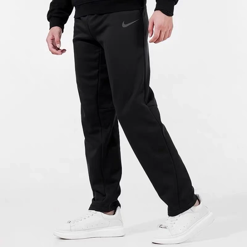 NIKE/耐克男秋冬运动加绒保暖舒适运动休闲直筒长裤932254-010