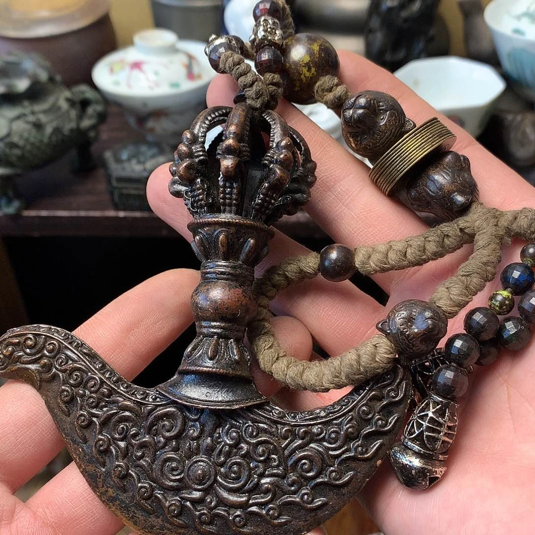 紫砂财神到家越过越发恭喜发财