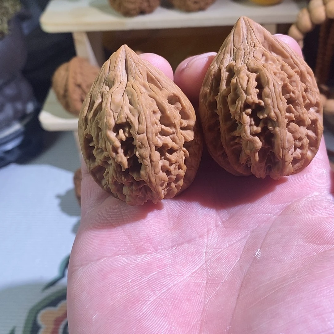 浅***璃把件文玩核桃40大沽石全品