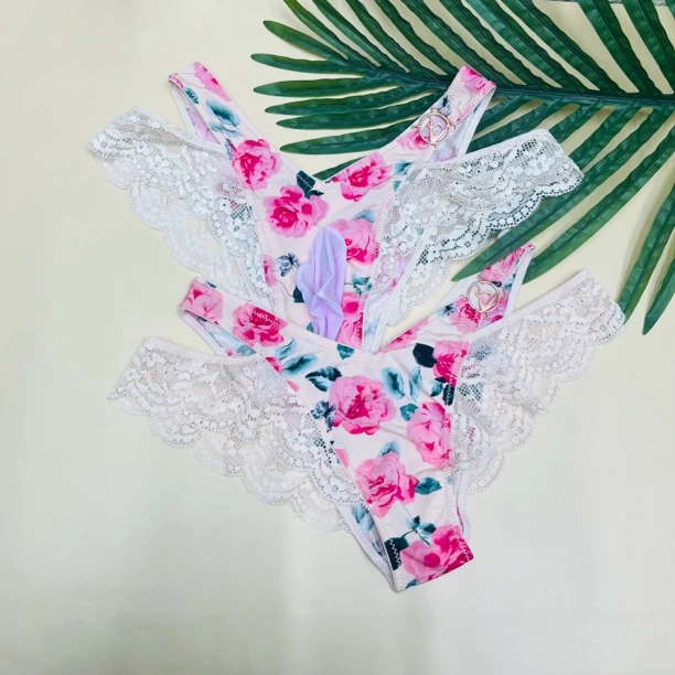 玫瑰情侣内裤镂空款