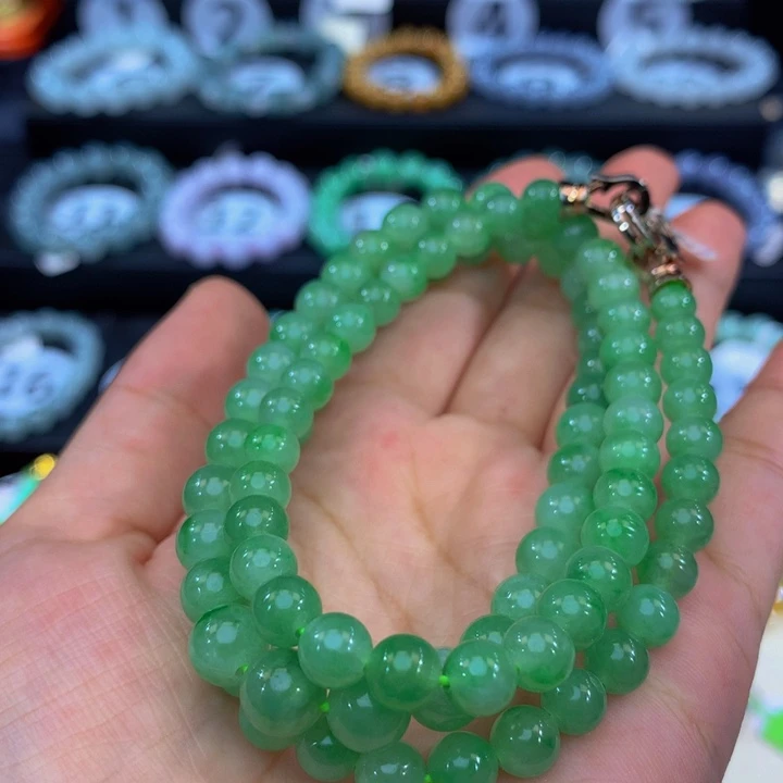 未镶嵌手链翡翠翡翠