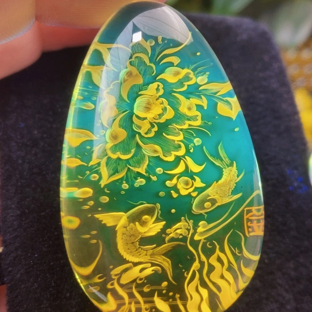 【闪购商品】金珀吊坠(不含链)未镶嵌