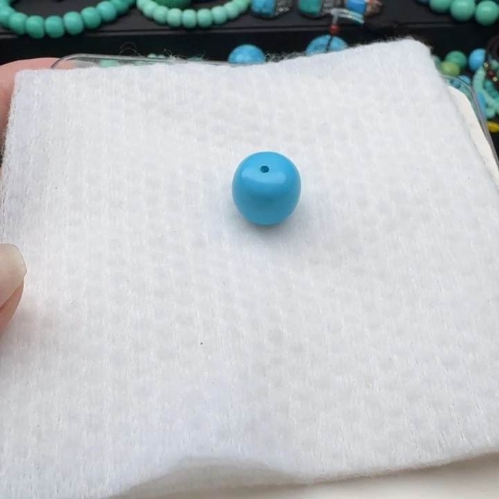 卡14/13蓝老型珠 一颗