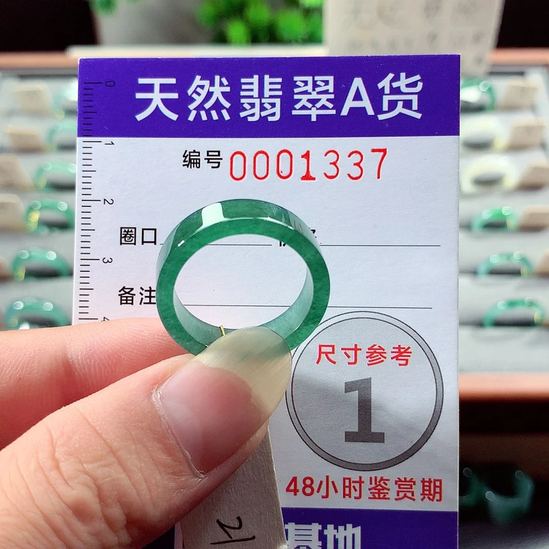 翡翠戒指未镶嵌21号