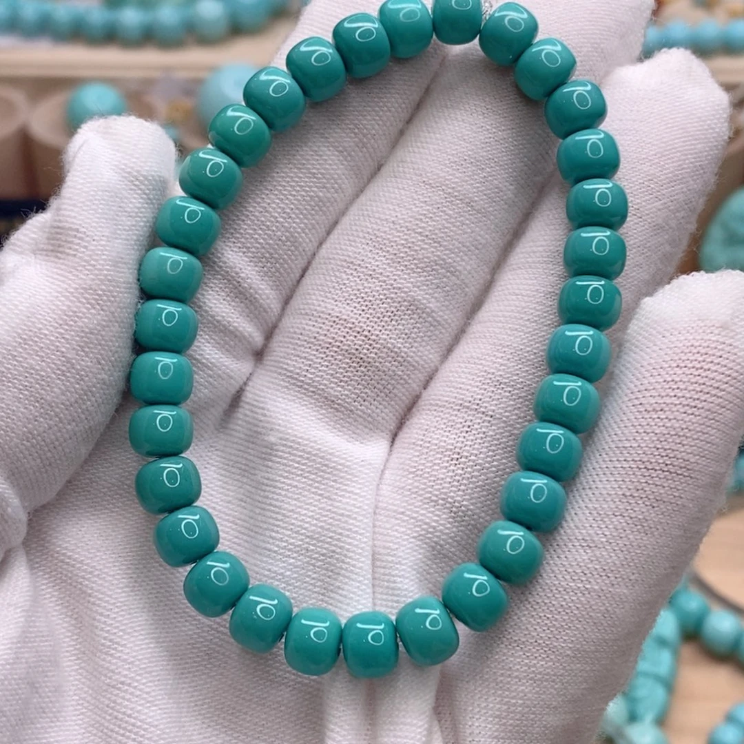 绿松石未镶嵌珠宝奇石6.7mm