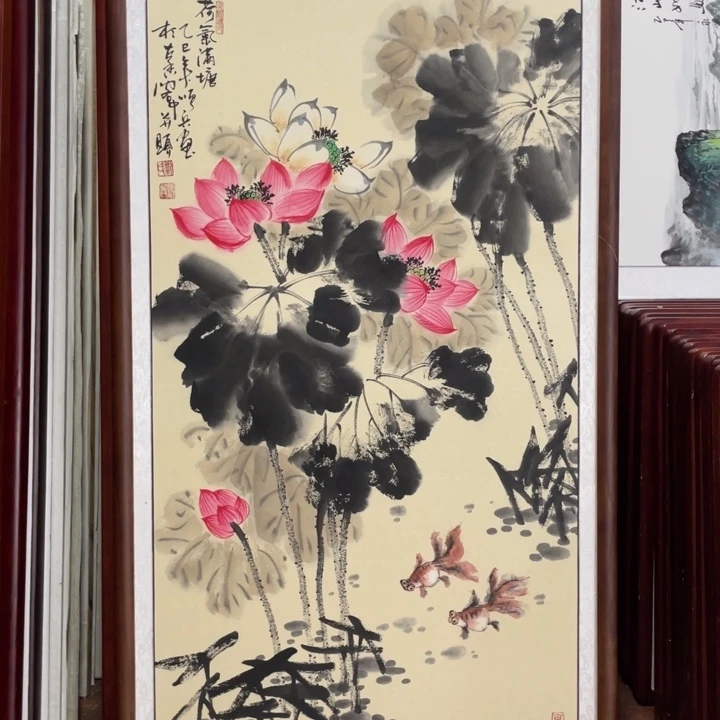国画带框尺寸63*123厘